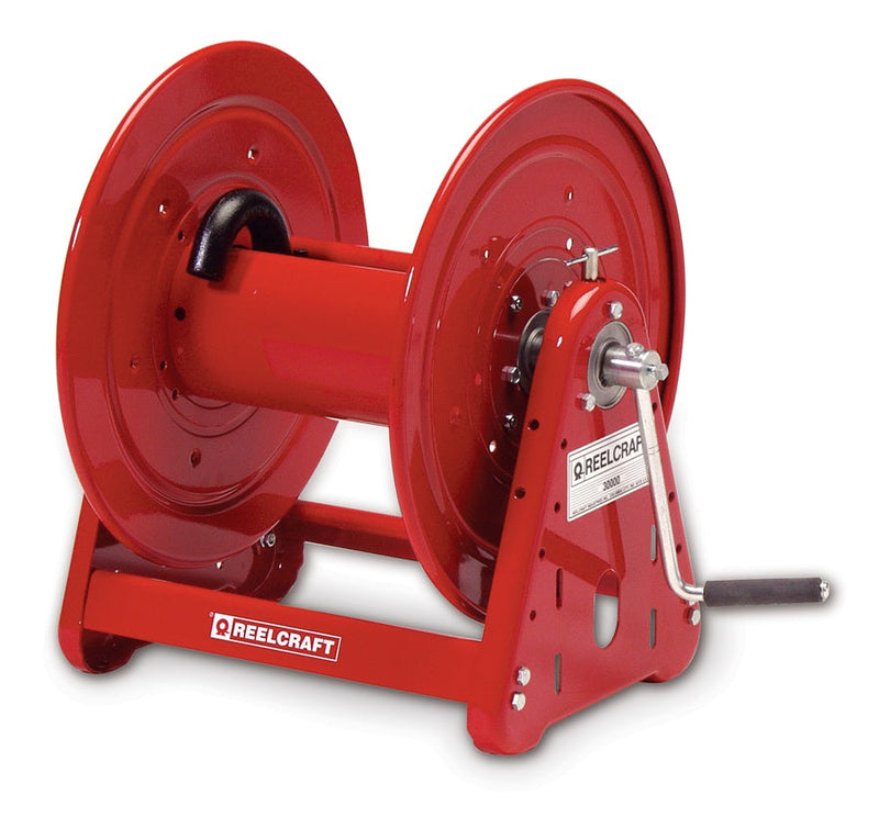 C32112M by Dixon Valve | Reelcraft® 30000 Series | Manual Driven Hose Reel - without Hose | Fits 1/2" Hose ID | 1/2" Inlet | 200ft Hose Capacity | Steel