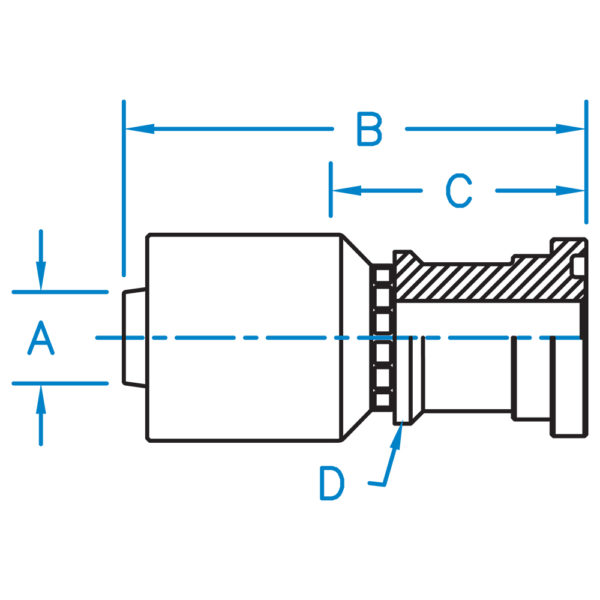 C62-20-24-W by Kurt Hydraulics | Jump Size | Code 62 Flange | for 1-1/4" Hose ID