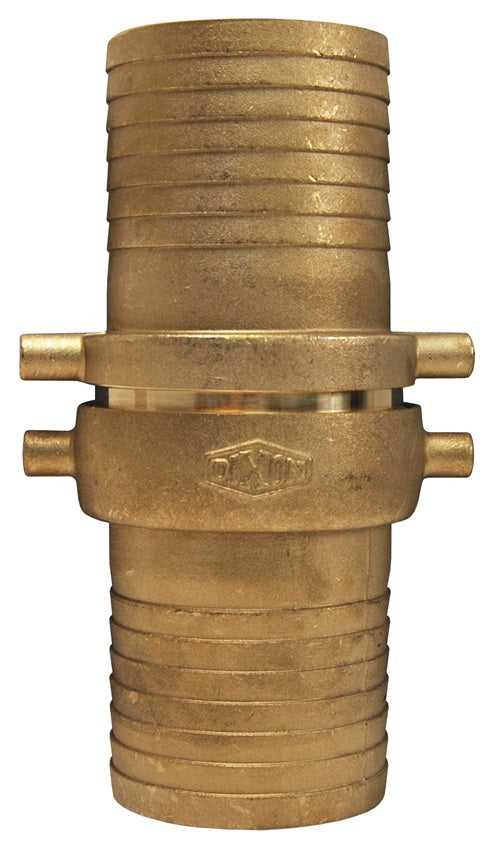 CBB300 by Dixon Valve | King Short Shank Suction Hose Coupling | Complete Coupling | 3" Male NPSM x 3" Female NPSM | Brass Shank & Nut