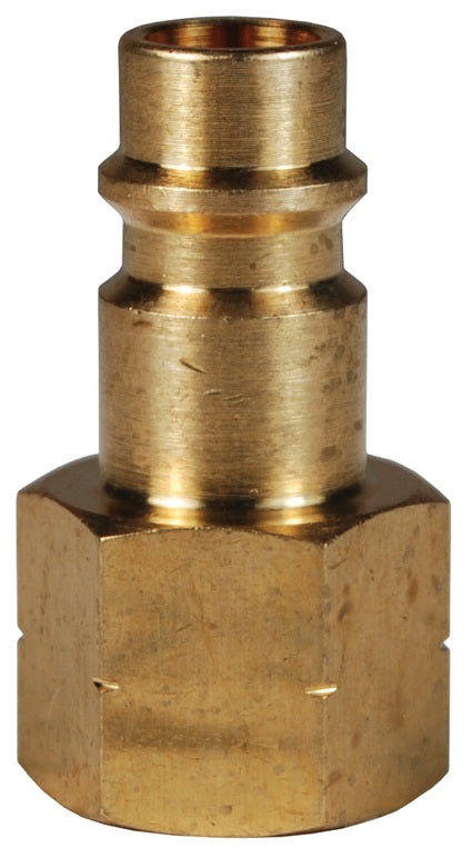 CJ3F4-B by Dixon Valve | Pneumatic Quick Disconnect Coupling | CJ-Series | 1/2" Female NPT x 3/8" European Interchange | Plug | Brass