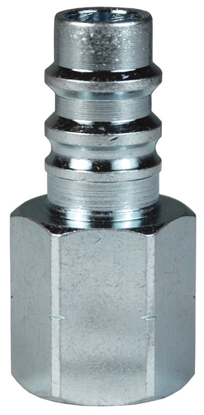 CJ3BF4 Dixon Valve Steel CJ-Series Quick Disconnect 3/8" European Interchange Pneumatic Nipple - 1/2"-14 Female BSPP