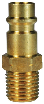 CJ3M3-B by Dixon Valve | Pneumatic Quick Disconnect Coupling | CJ-Series | 3/8" Male NPT x 3/8" European Interchange | Plug | Brass