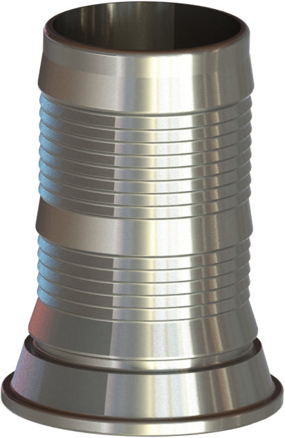 CJHS-3 by Campbell Fittings | CHEMJOINT™ Coupling | Hose Stem | 3/4" Hose Shank x 3/4" Hose Size | Straight | 316 Stainless Steel