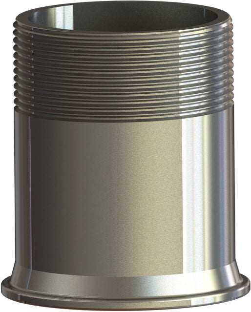 CJTS-8 by Campbell Fittings | CHEMJOINT™ Coupling | Male Threaded Stem | 2" Male NPT Thread x 2" Hose Size | Straight | 316 Stainless Steel