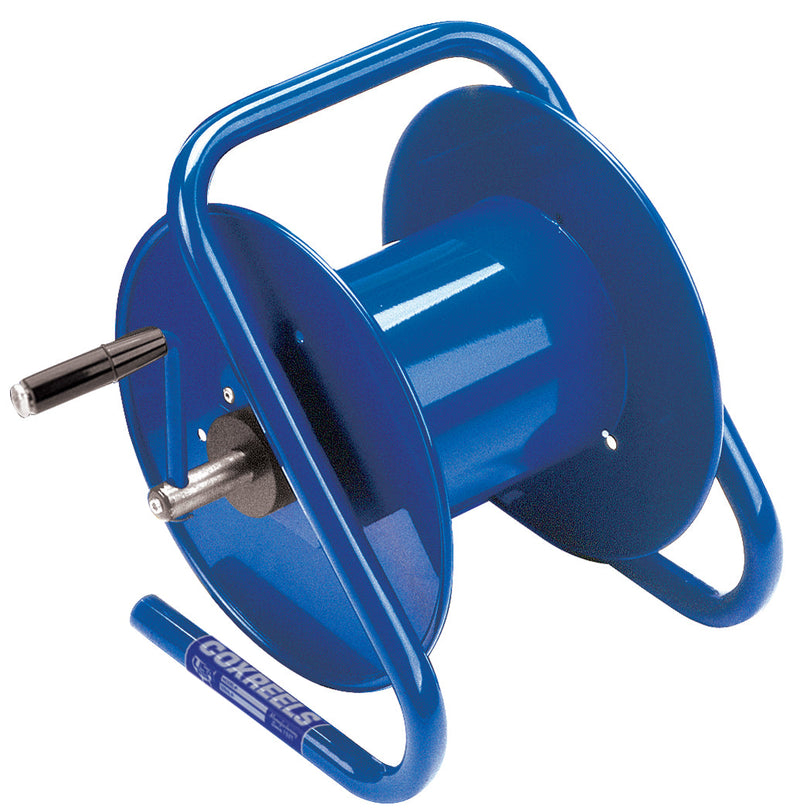 112P-3-8-CM by Coxreels | CM Pure Flow Series | 4,000 PSI Caddy Hand Crank Hose Reel for Breathing Air & Clean Fluids | 3/8" Hose ID, 3/8" FNPT Inlet | Steel | 100ft Capacity, Hose Not Included