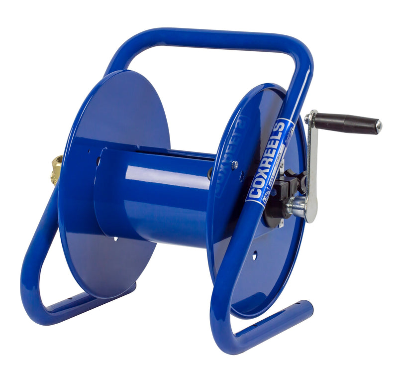 117-4-225-CM by Coxreels | CM Series | 4,000 PSI Caddy Hand Crank Hose Reel | 1/2" Hose ID, 1/2" FNPT Inlet | Steel | 225ft Capacity, Hose Not Included