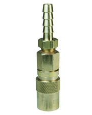 3CMS4-B by Dixon Valve | Hydraulic Quick Disconnect Coupling | CM-Series | Hose Barb | 1/2" Hose ID x 3/8" Industrial Mold Interchange | Socket | Valved | Silicone Seal | Brass