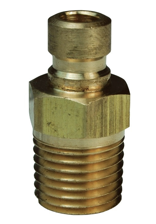 CM2M3-B by Dixon Valve | Hydraulic Quick Disconnect Coupling | CM-Series | 3/8" Male NPTF x 1/4" Industrial Mold Interchange | Plug | Brass