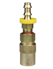 4CMB6-B-E by Dixon Valve | Hydraulic Quick Disconnect Coupling | CM-Series | Push-Loc Hose Barb | 3/4" Hose ID x 1/2" Industrial Mold Interchange | Socket | Unvalved | Silicone Seal | Brass