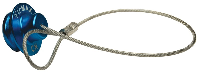 CN-PLUG by Dixon Valve | FloMAX Standard-Series | Coolant Fluid Nozzle Plug | Teal/Blue | Anodized Aluminum