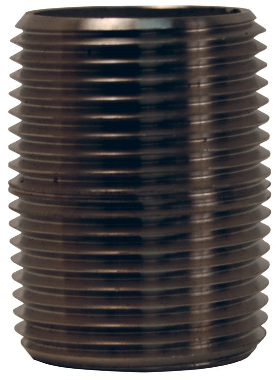 CN300SS by Dixon Valve | Close Nipple | 3" Male NPT x 3" Male NPT | 2-5/8" Overall Length | 316 Stainless Steel