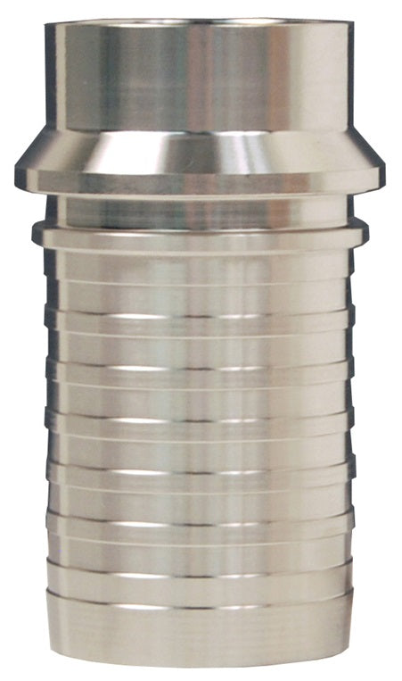 CTER400 by Dixon Valve | Sanitary Crimp Stem | 4" Tube Weld End x 4" Hose ID | 316 Stainless Steel