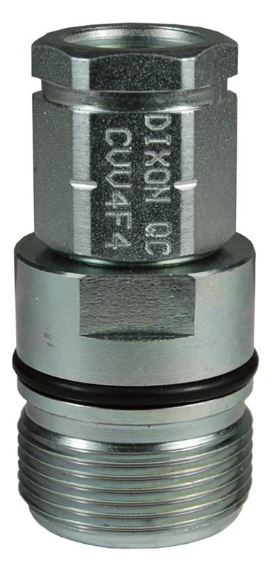 CVV3FM1615 by Dixon Valve | Hydraulic Quick Disconnect Coupling | CVV-Series | M16X1.5 Female Metric x 3/8" European Interchange | Plug | Steel