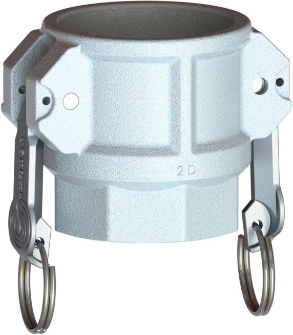 D-DI-300 by Campbell Fittings | Standard Cobra Cam & Groove Coupling | Type D | 3" Coupler x 3" Female NPT | Ductile Iron