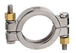 DBS400 by Kuriyama | DBS Series | Sanitary Bolted Clamp for Tri Clamp | 4" Fitting End Size x 4" Clamp Size | 304 Stainless Steel