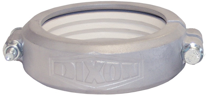 DBV-WB400 by Dixon Valve | Grooved Bolted Clamp | 4" Size | White Nitrile Rubber Gasket | Aluminum