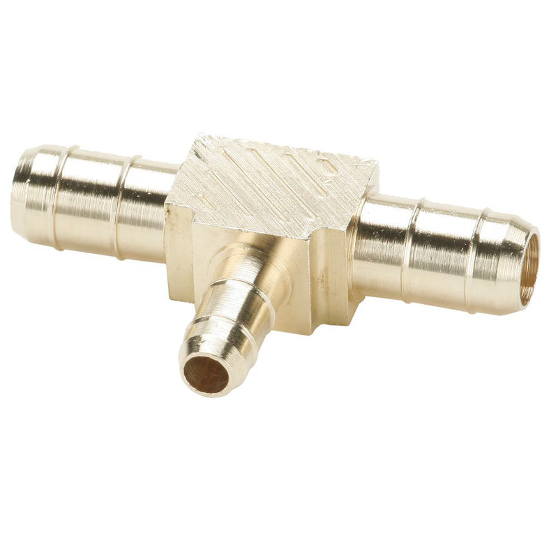 224-6-6-5/32 by Parker | Dubl-Barb® Fittings | 3/8" to 5/32" Tube OD x .250" to .096" Tube ID | 1.38" Length | Tee | Brass | Pack of 100