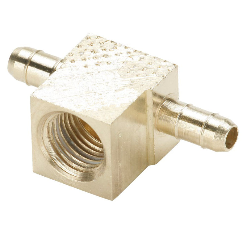 237-4-2 by Parker | Dubl-Barb® Fittings | 1/4" Tube OD x .170" Tube ID x 1/8" Female Pipe Thread | 1.34" Length | Tee | Brass | Pack of 25