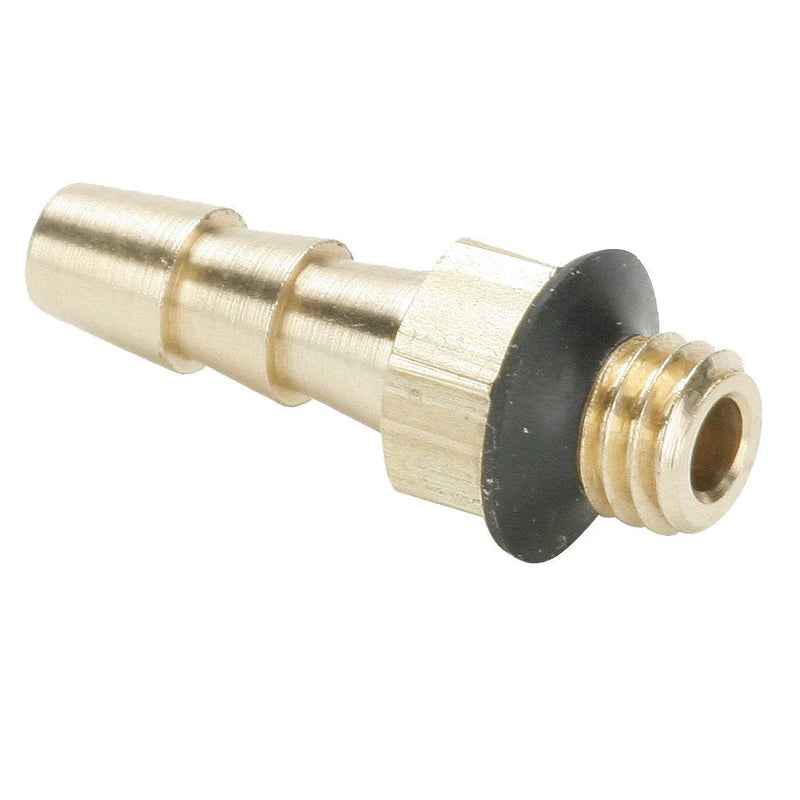 27-1 by Parker | Dubl-Barb® Fittings | 1/8" Tube OD x .062" Tube ID | 1/4" Hex | .61" Length | Straight | Brass | Pack of 100