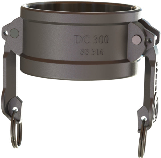 DC-316-150 by Campbell Fittings | Standard Cobra Cam & Groove Coupling | Type DC | 1-1/2" Coupler End | 316 Stainless Steel