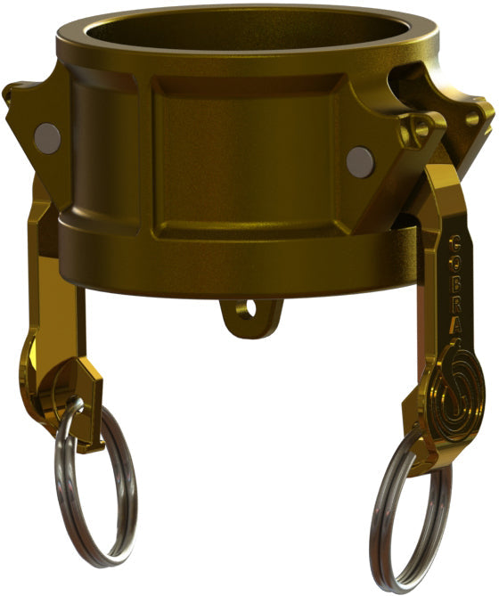 DC-BR-200 by Campbell Fittings | Standard Cobra Cam & Groove Coupling | Type DC | 2" Coupler End | Brass