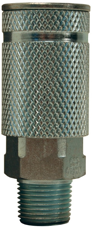 DC35 Air Chief by Dixon Valve | Pneumatic ARO Speed Interchange Coupler/Socket | 3/8" Male NPT x 3/8" Body Size | Steel