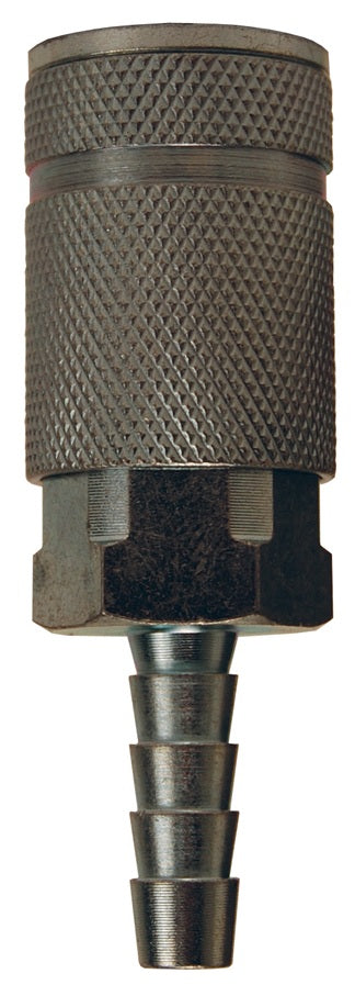 DC3844 Air Chief by Dixon Valve | Pneumatic ARO Speed Interchange Coupler/Socket | Hose Barb | 3/8" Hose ID x 1/4" Body Size | Steel