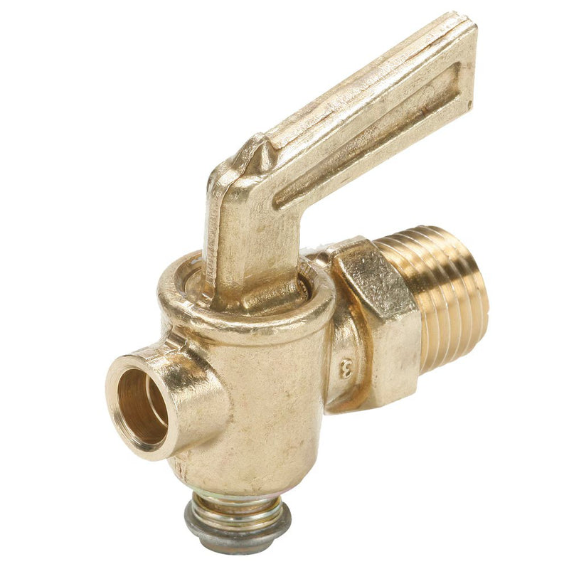 DC601-6 by Parker | Ground Plug Shutoff | 3/8" Male Pipe Thread | 2.26" Length | Straight | Brass | Pack of 10