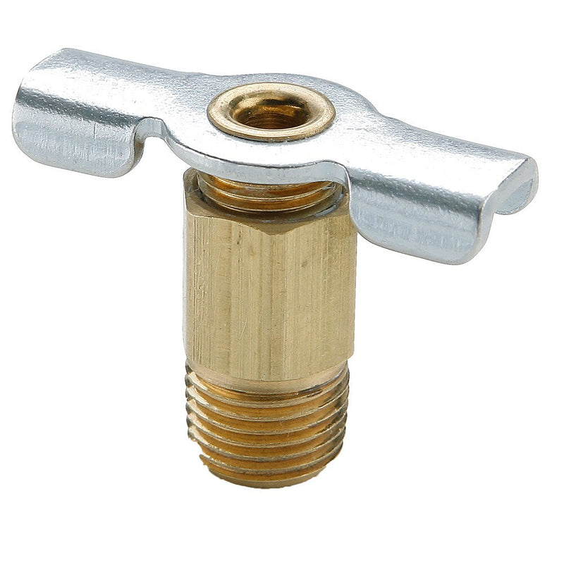 DC602-2 by Parker | Internal Seal Drain Cock | 1/8" Male Pipe Thread | 13/32" Hex | Brass | Pack of 25