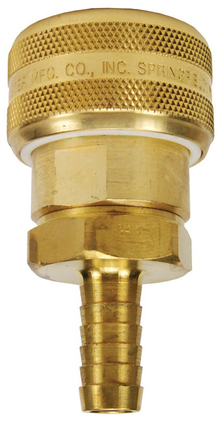 DC7046 Air Chief by Dixon Valve | Pneumatic Industrial Interchange Coupler/Socket | Automatic | Hose Barb | 3/4" Hose ID x 3/4" Body Size | Brass