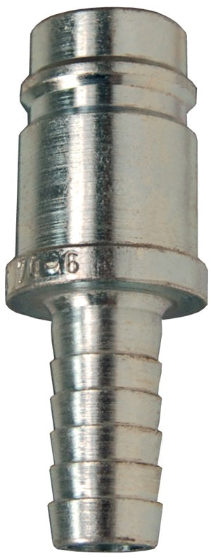 DCP7148 Air Chief by Dixon Valve | Pneumatic Industrial Interchange Plug | Hose Barb | 1" Hose ID x 3/4" Body Size | Steel
