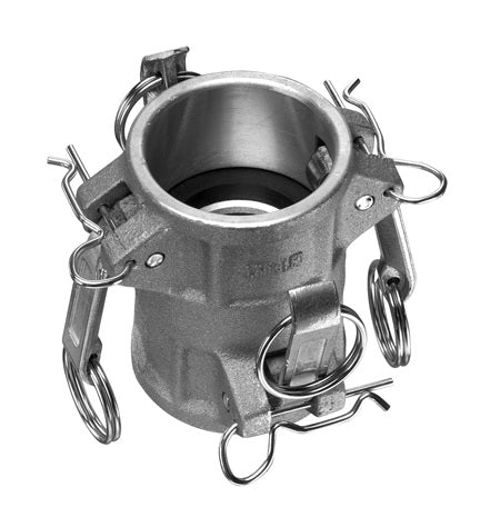 DD-AL2030 by Kuriyama | DD-AL Series | Part DD | Cam & Groove Spool Coupler | 2" Coupler x 3" Coupler | Aluminum