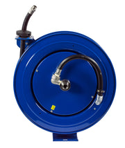 SH-N-550-DF-BBX by Coxreels | SH-DEF Series | 300 PSI Spring Driven Hose Reel for DEF | 3/4" Hose ID, 3/4" FNPT Inlet x 3/4" MNPT Hose End | Steel | 50ft EPDM Hose Included