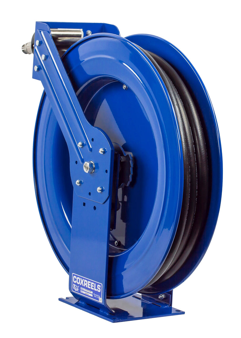 TSH-N-550-DF-BBX by Coxreels | T-DEF Series | 300 PSI Spring Driven Hose Reel for DEF | 3/4" Hose ID, 3/4" FNPT Inlet x 3/4" MNPT Hose End | Steel | 50ft EPDM Hose Included