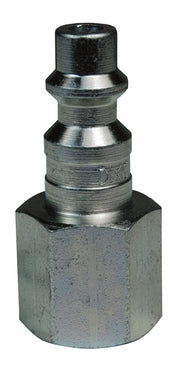 D3F4 by Dixon Valve | Pneumatic Quick Disconnect Coupling | DF-Series | 1/2" Female NPTF x 3/8" Industrial Interchange | Plug | Steel