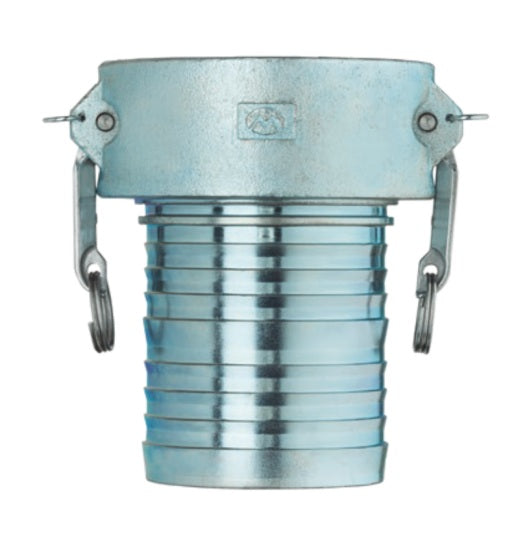 DI-C400 by Kuriyama | DI-C Series | Part C | Cam & Groove FItting | Tri-Couple | 4" Coupler x 4" Hose Barb | Ductile Iron
