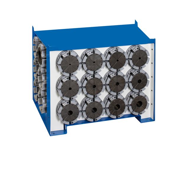 DIEBASE-H119 KuriCrimp™ by Kuriyama | Die Holder Base (18 pc.) for H135 Service Crimpers