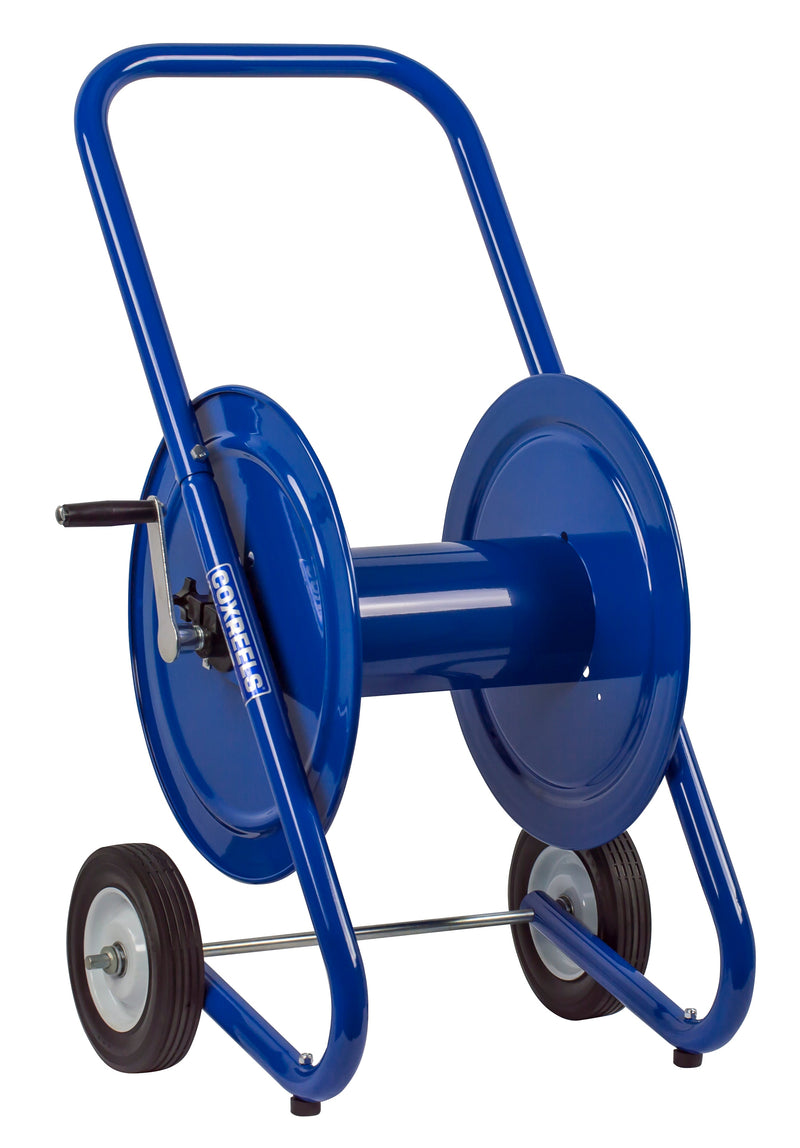 117-4-225-DM by Coxreels | DM Series | 4,000 PSI Dolly Hand Crank Hose Reel | 1/2" Hose ID, 1/2" FNPT Inlet | Steel | 225ft Capacity, Hose Not Included