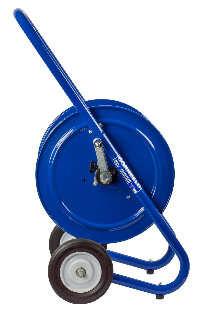 117-4-225-DM by Coxreels | DM Series | 4,000 PSI Dolly Hand Crank Hose Reel | 1/2" Hose ID, 1/2" FNPT Inlet | Steel | 225ft Capacity, Hose Not Included