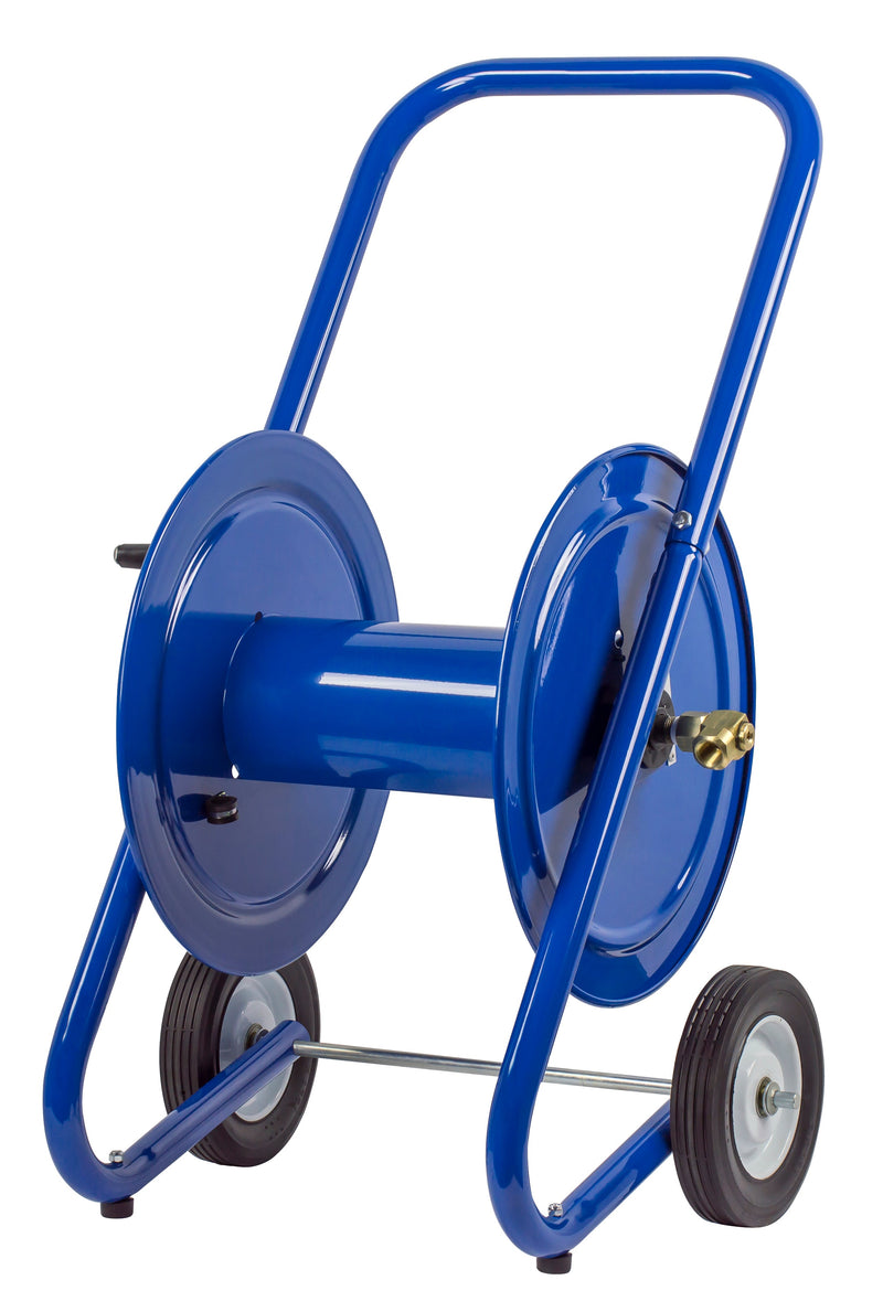 117-4-225-DM by Coxreels | DM Series | 4,000 PSI Dolly Hand Crank Hose Reel | 1/2" Hose ID, 1/2" FNPT Inlet | Steel | 225ft Capacity, Hose Not Included