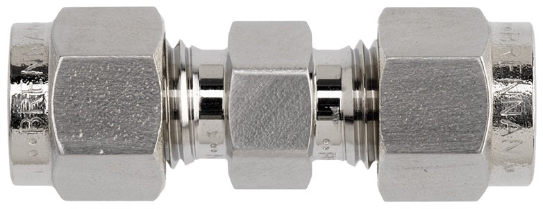 4-DU by Dixon Valve | Instrumentation Fitting | Union | 1/4" Tube OD x 1/4" Tube OD | 316 Stainless Steel