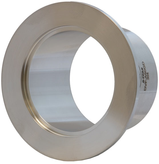 DVF-A40RD Dixon Valve KF Long Weld Flange for D-TORR Vacuum Fitting - Flange Size: KF40 - 316L Stainless Steel