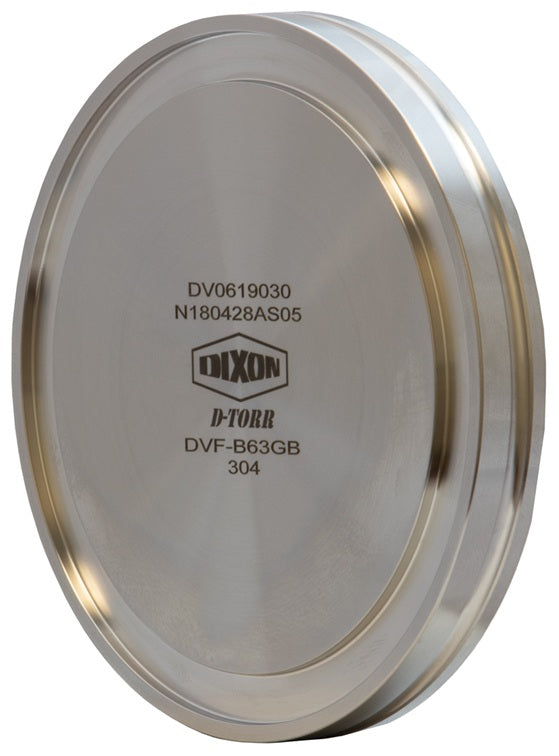 DVF-B250GB Dixon Valve ISO Blank Flange for D-TORR Vacuum Fitting - Flange Size: ISO250 - 304 Stainless Steel