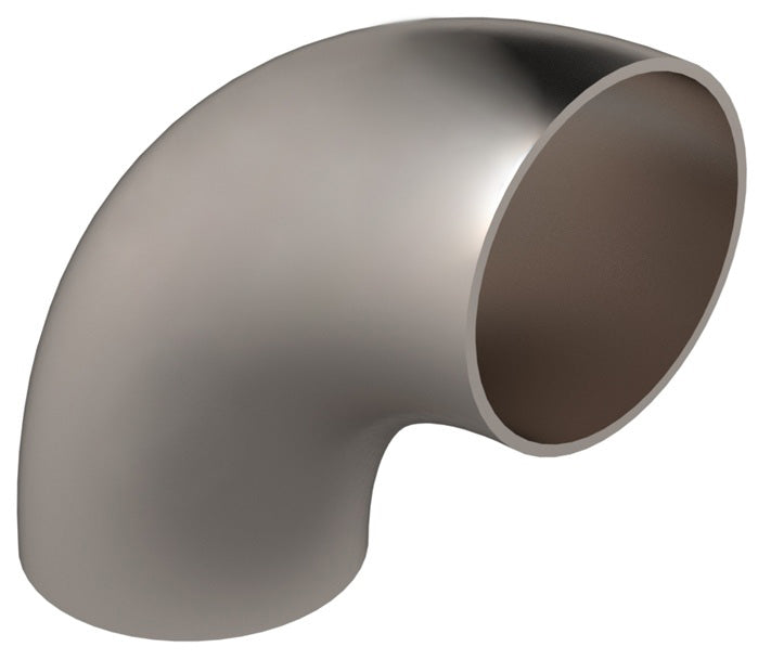 DVF-C300R2Q Dixon Valve Vacuum Weld Fitting - Weld 90° Elbow for D-TORR Vacuum Fitting - 3" OD - 316 Stainless Steel (Bead Blast)