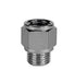 1150X2X2PP by Danfoss | BSPP to NPTF Adapter | 1/8" Male BSPP x 1/8" Female NPTF | Nickel Plated Brass