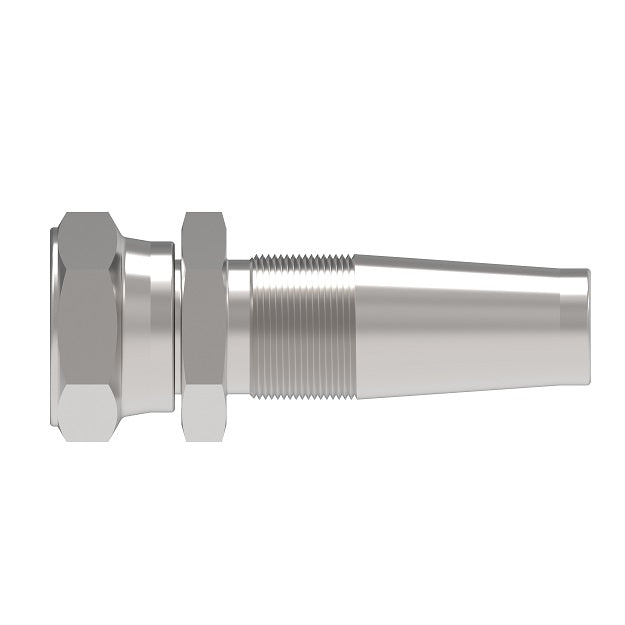 11.420-4-4 Aeroquip by Danfoss | Reusable Braided Fitting Nipple | -04 Female BSPP Swivel x -04 Reusable Hose End | Carbon Steel