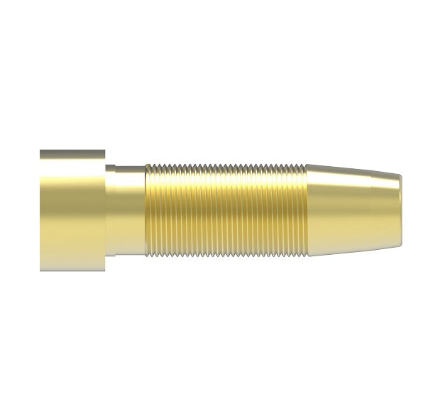 1241-8B Aeroquip by Danfoss | Reusable Engine Fitting Nipple | -08 Male SAE 45° x -08 Reusable Hose End | Brass