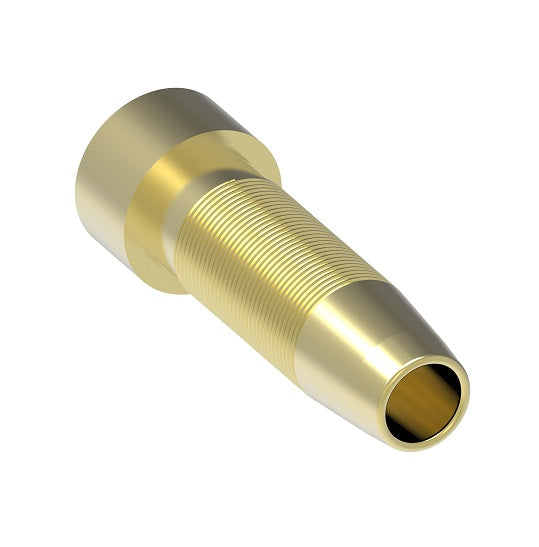 1241-4B Aeroquip by Danfoss | Reusable Engine Fitting Nipple | -04 Male SAE 45° x -04 Reusable Hose End | Brass