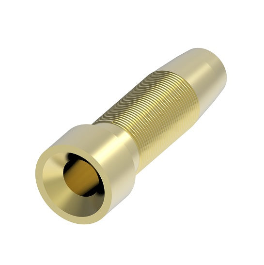 1241-12B Aeroquip by Danfoss | Reusable Engine Fitting Nipple | -12 Male SAE 45° x -12 Reusable Hose End | Brass