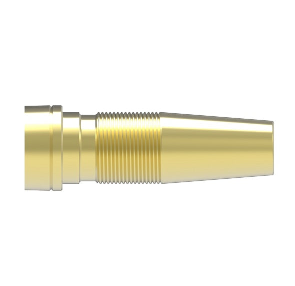 1251-8B Aeroquip by Danfoss | Reusable Engine Fitting Nipple | -08 Male 37° JIC x -08 Reusable Hose End | Brass